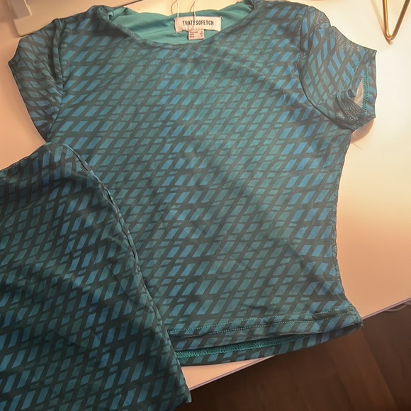 that’s so fetch cropped top and mini skirt - Picture 3 of 3